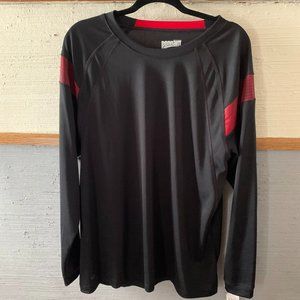 Pennant Black/Red Long Sleeve Shirt